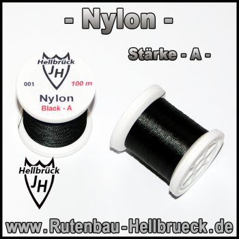 Bindegarn - Nylon - Farbe: Black - Stärke - A -